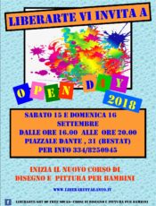 CORSO DI DISEGNO E PITTURA PER BAMBINI a TARANTO – OPEN DAY 2018