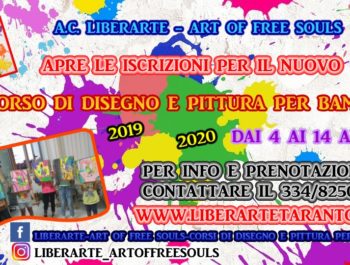 IV CORSO DI DISEGNO E PITTURA – LET THE ART AND CREATIVITY START !!!!