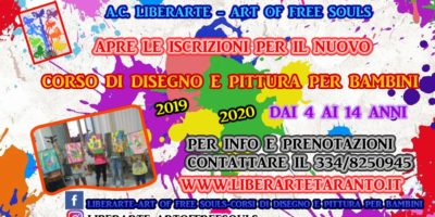 IV CORSO DI DISEGNO E PITTURA – LET THE ART AND CREATIVITY START !!!!